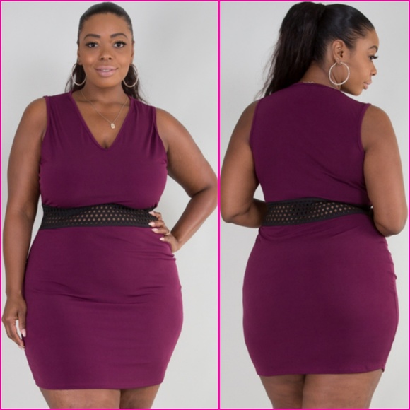 2-3x V-neck Sleeveless With Elastic Fitted Mini DR - Picture 1 of 7